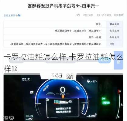 卡罗拉油耗怎么样,卡罗拉油耗怎么样啊