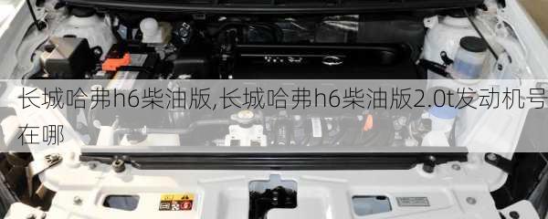 长城哈弗h6柴油版,长城哈弗h6柴油版2.0t发动机号在哪