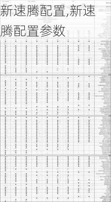 新速腾配置,新速腾配置参数