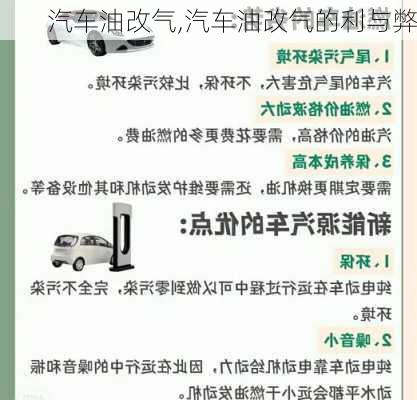 汽车油改气,汽车油改气的利与弊