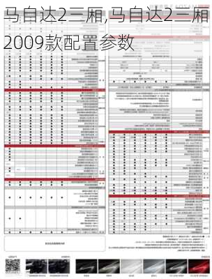 马自达2三厢,马自达2三厢2009款配置参数