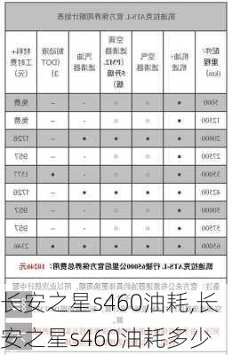 长安之星s460油耗,长安之星s460油耗多少