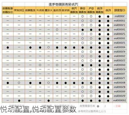 悦动配置,悦动配置参数