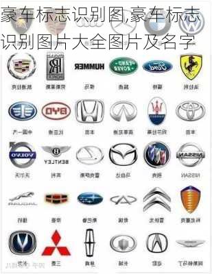 豪车标志识别图,豪车标志识别图片大全图片及名字