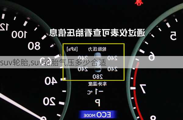 suv轮胎,suv轮胎气压多少合适