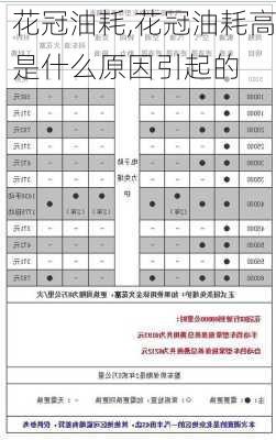 花冠油耗,花冠油耗高是什么原因引起的