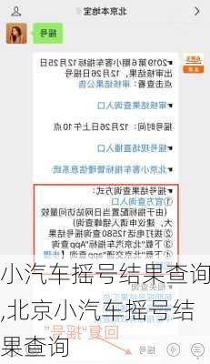 小汽车摇号结果查询,北京小汽车摇号结果查询