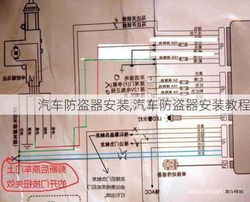 汽车防盗器安装,汽车防盗器安装教程