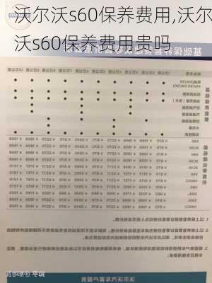 沃尔沃s60保养费用,沃尔沃s60保养费用贵吗