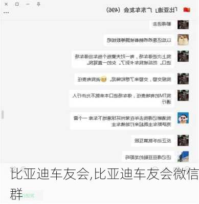 比亚迪车友会,比亚迪车友会微信群