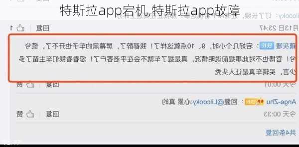 特斯拉app宕机,特斯拉app故障