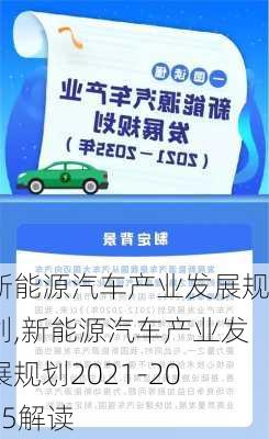 新能源汽车产业发展规划,新能源汽车产业发展规划2021-2035解读