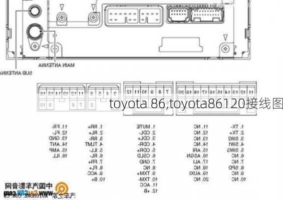 toyota 86,toyota86120接线图