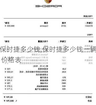 保时捷多少钱,保时捷多少钱一辆 价格表