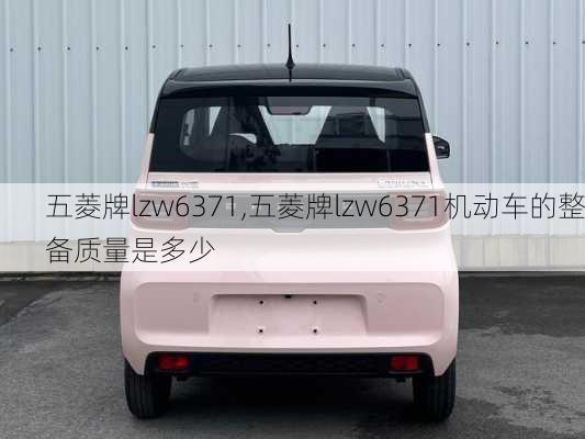 五菱牌lzw6371,五菱牌lzw6371机动车的整备质量是多少