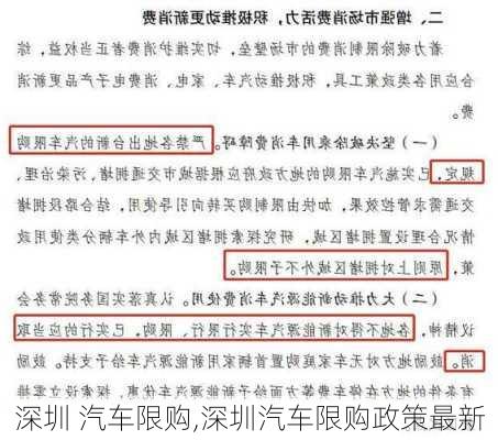 深圳 汽车限购,深圳汽车限购政策最新