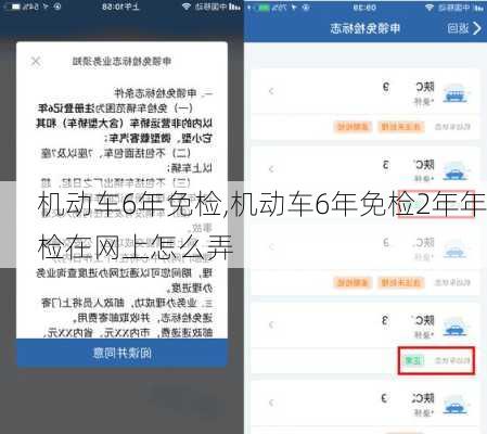 机动车6年免检,机动车6年免检2年年检在网上怎么弄