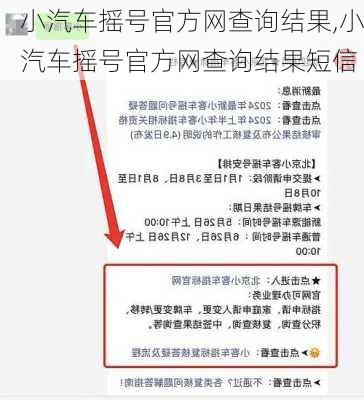 小汽车摇号官方网查询结果,小汽车摇号官方网查询结果短信