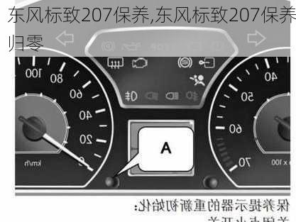 东风标致207保养,东风标致207保养归零