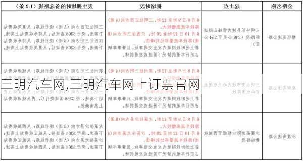 三明汽车网,三明汽车网上订票官网