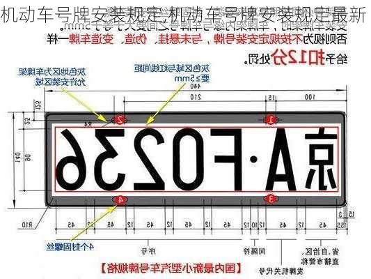 机动车号牌安装规定,机动车号牌安装规定最新