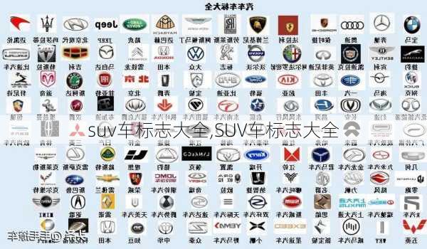 suv车标志大全,SUV车标志大全