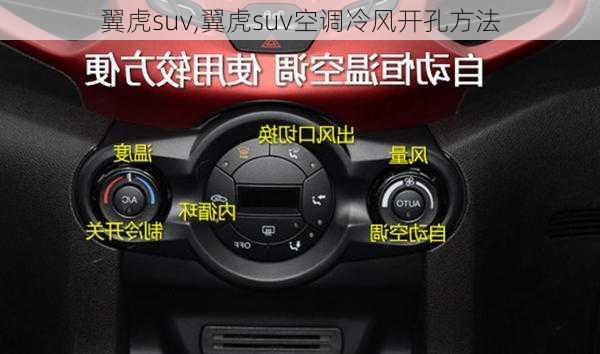 翼虎suv,翼虎suv空调冷风开孔方法