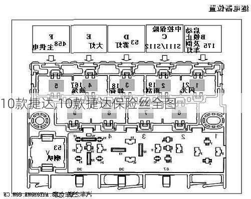 10款捷达,10款捷达保险丝全图