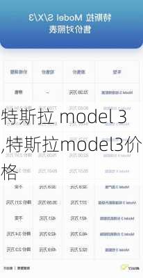 特斯拉 model 3,特斯拉model3价格