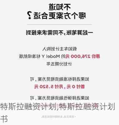 特斯拉融资计划,特斯拉融资计划书