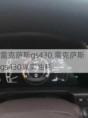 雷克萨斯gs430,雷克萨斯gs430真实油耗