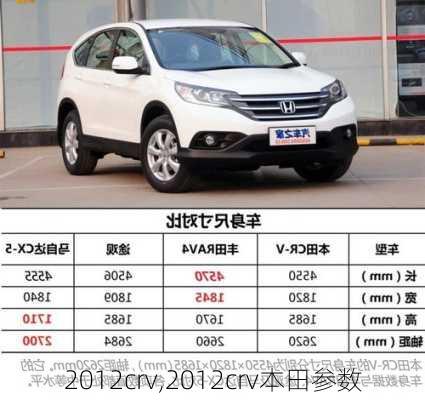 2012crv,2012crv本田参数