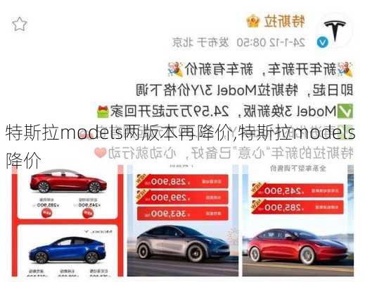 特斯拉models两版本再降价,特斯拉models 降价