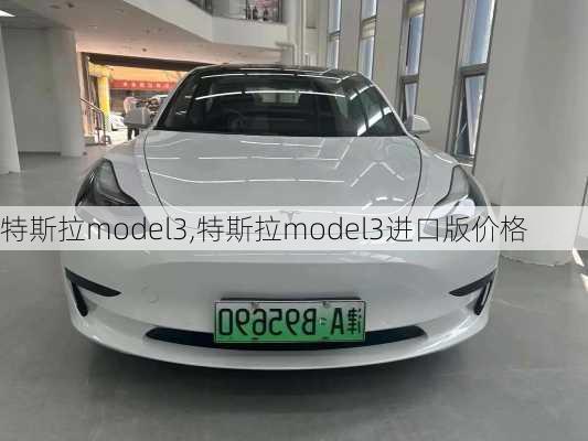 特斯拉model3,特斯拉model3进口版价格