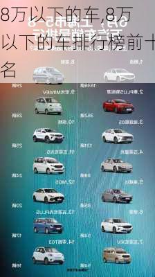 8万以下的车,8万以下的车排行榜前十名