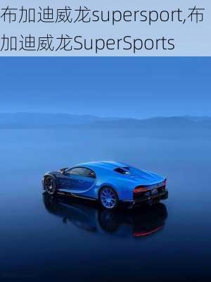 布加迪威龙supersport,布加迪威龙SuperSports