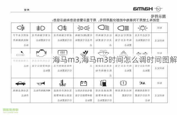 海马m3,海马m3时间怎么调时间图解